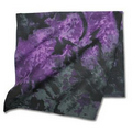 Amethyst Purple/ Black Tie Dye Bandanna 22x22